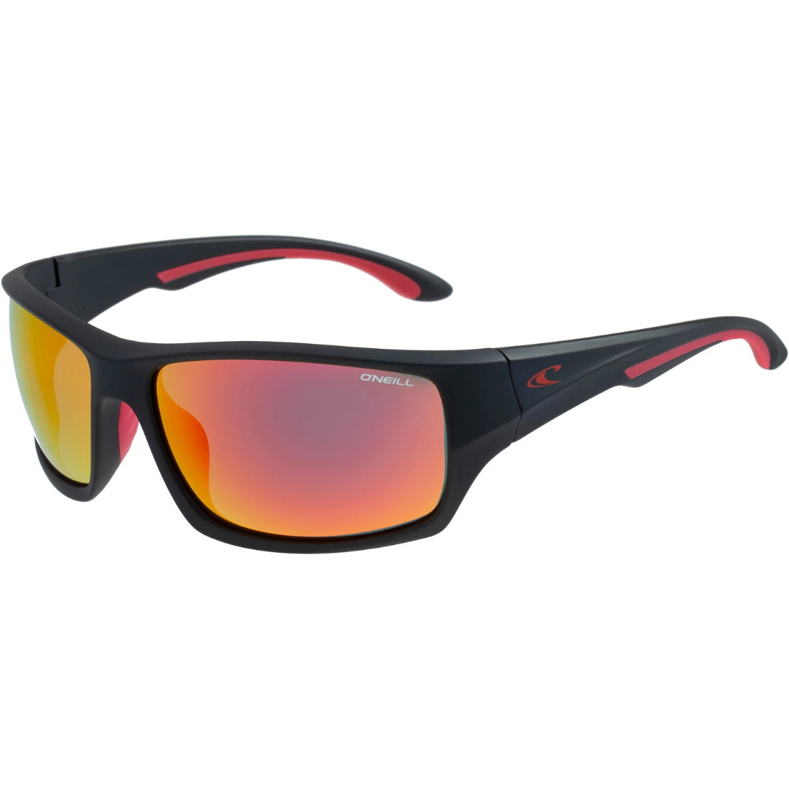 2026 O'Neill M&auml;nner Sonnenbrille 9020 ONS-9020-2.0-104P  Mattschwarz / Red